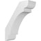 Ekena Millwork 5 1/2-in. W x 14-in. D x 18-in. H Olympic Architectural Grade PVC Knee Brace BRCP055X14X18OLY - alternate 1